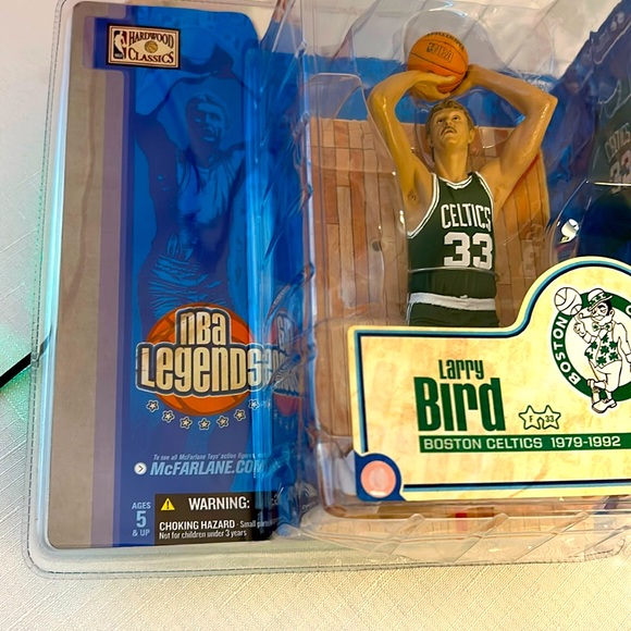 NBA Legends Hall of Fame Larry Bird McFarlane Hardwood Classics Action Figure - Picture 7 of 8